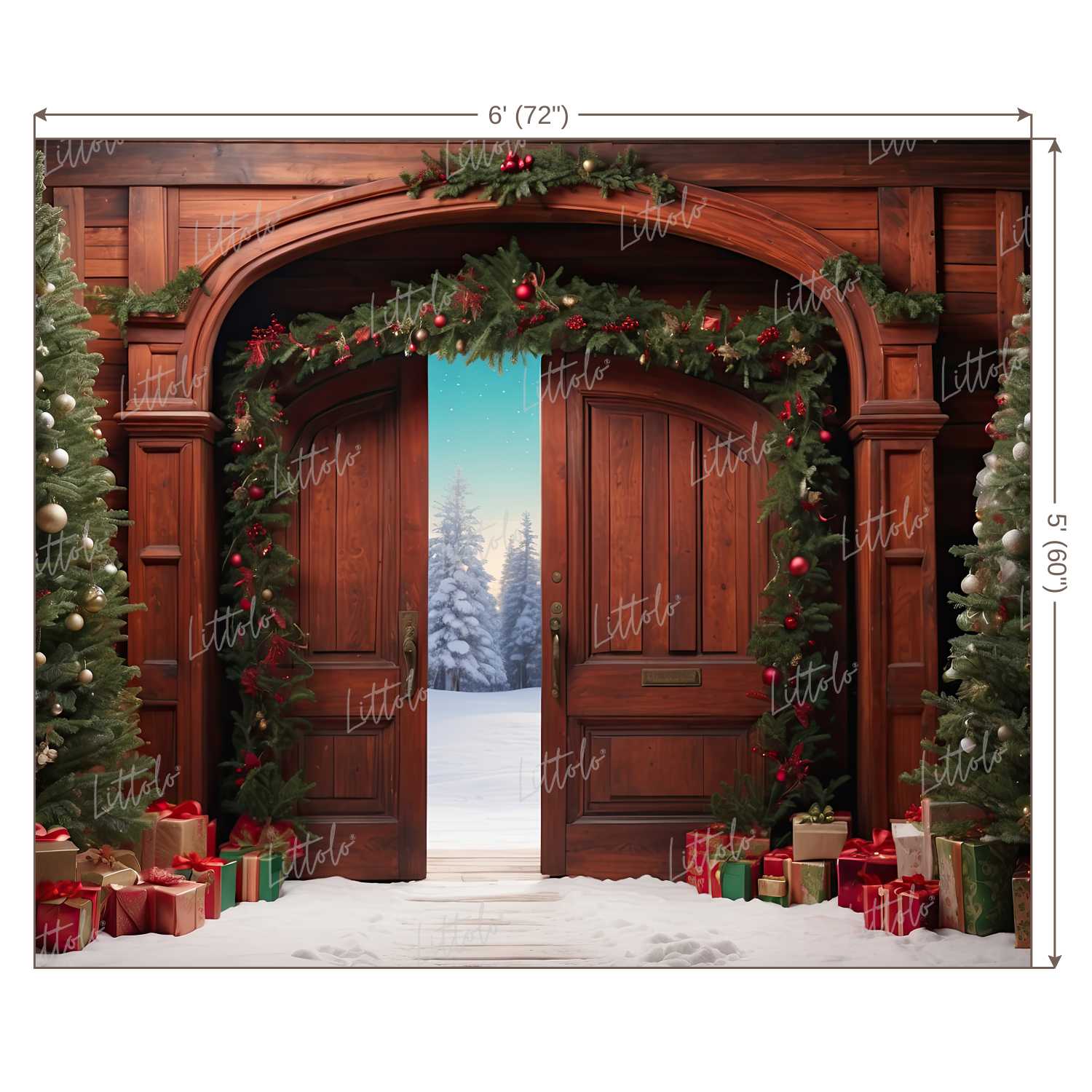 LB1254 Festivals and Seasons Christmas Backdrop