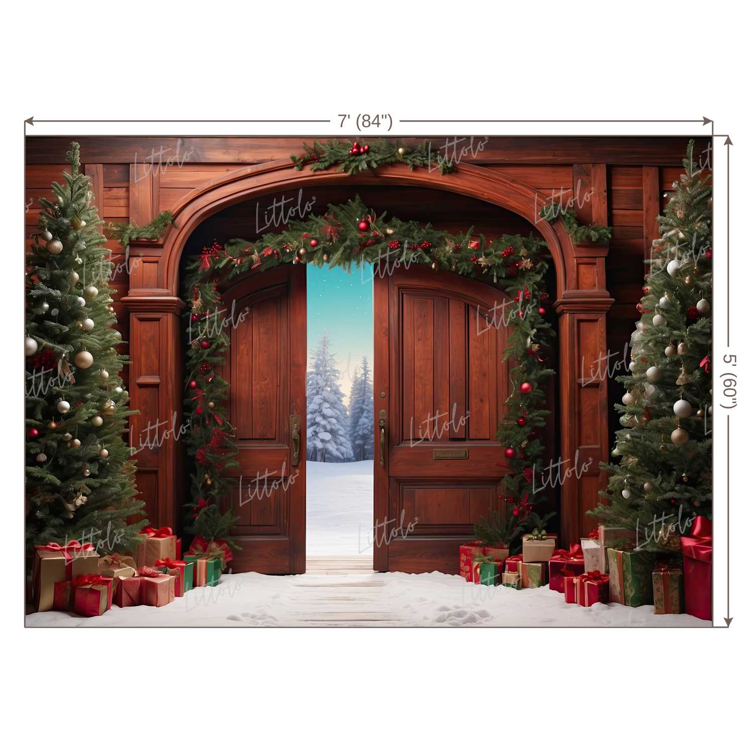 LB1254 Festivals and Seasons Christmas Backdrop