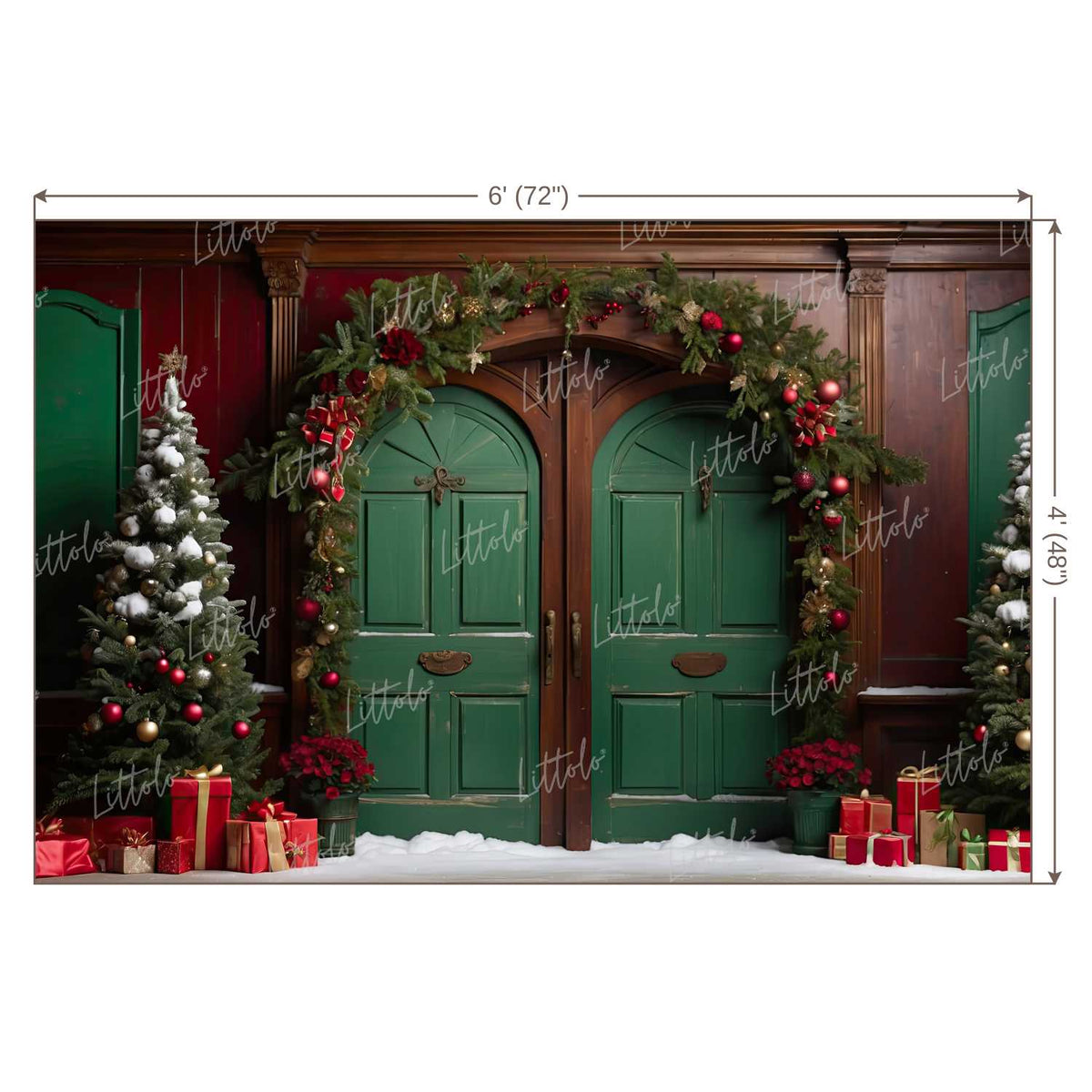 LB1255 Festivals and Seasons Christmas Backdrop