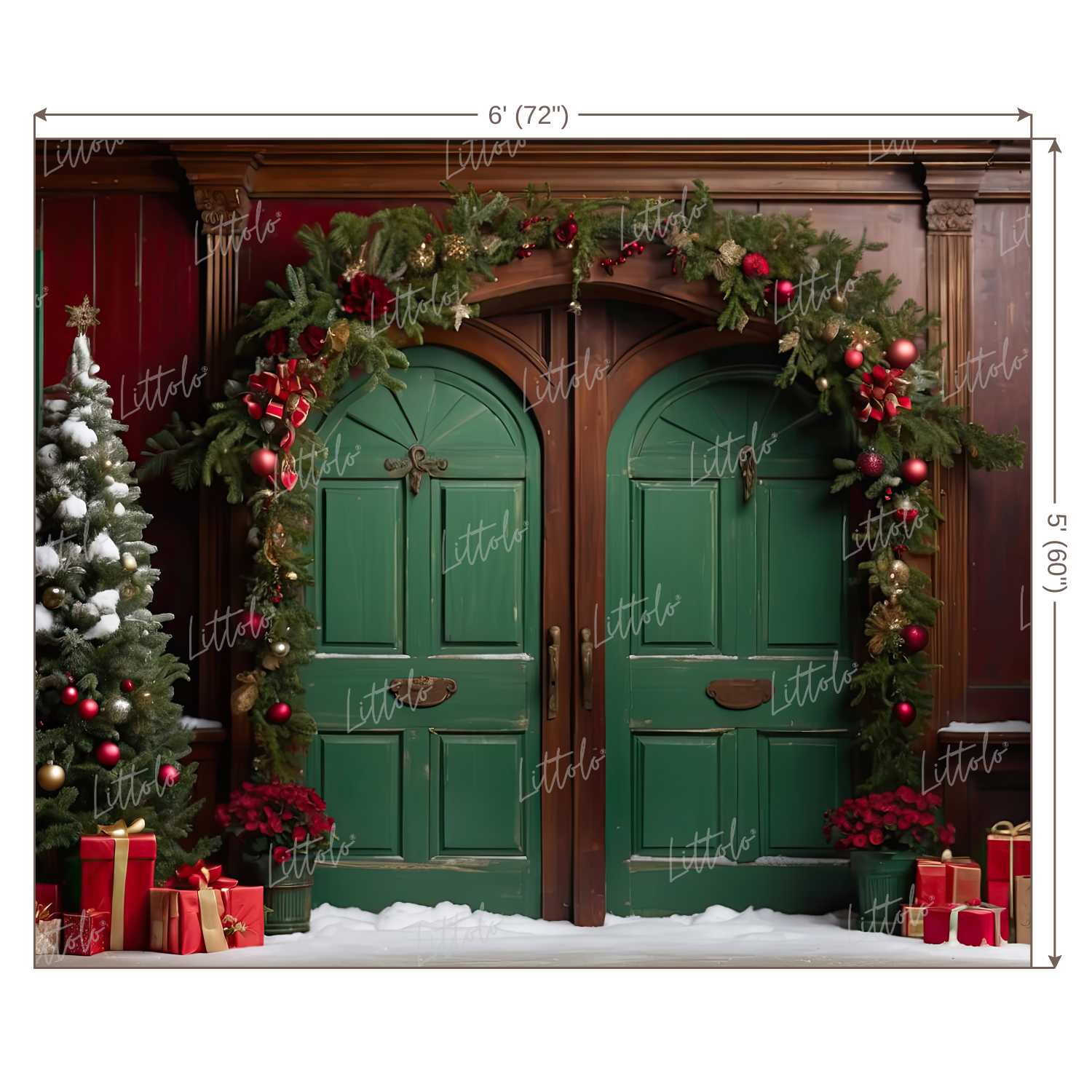 LB1255 Festivals and Seasons Christmas Backdrop