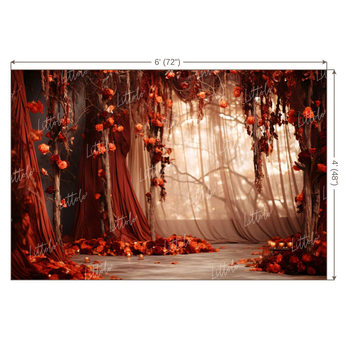 LB1256 Festivals and Seasons Autumn Backdrop