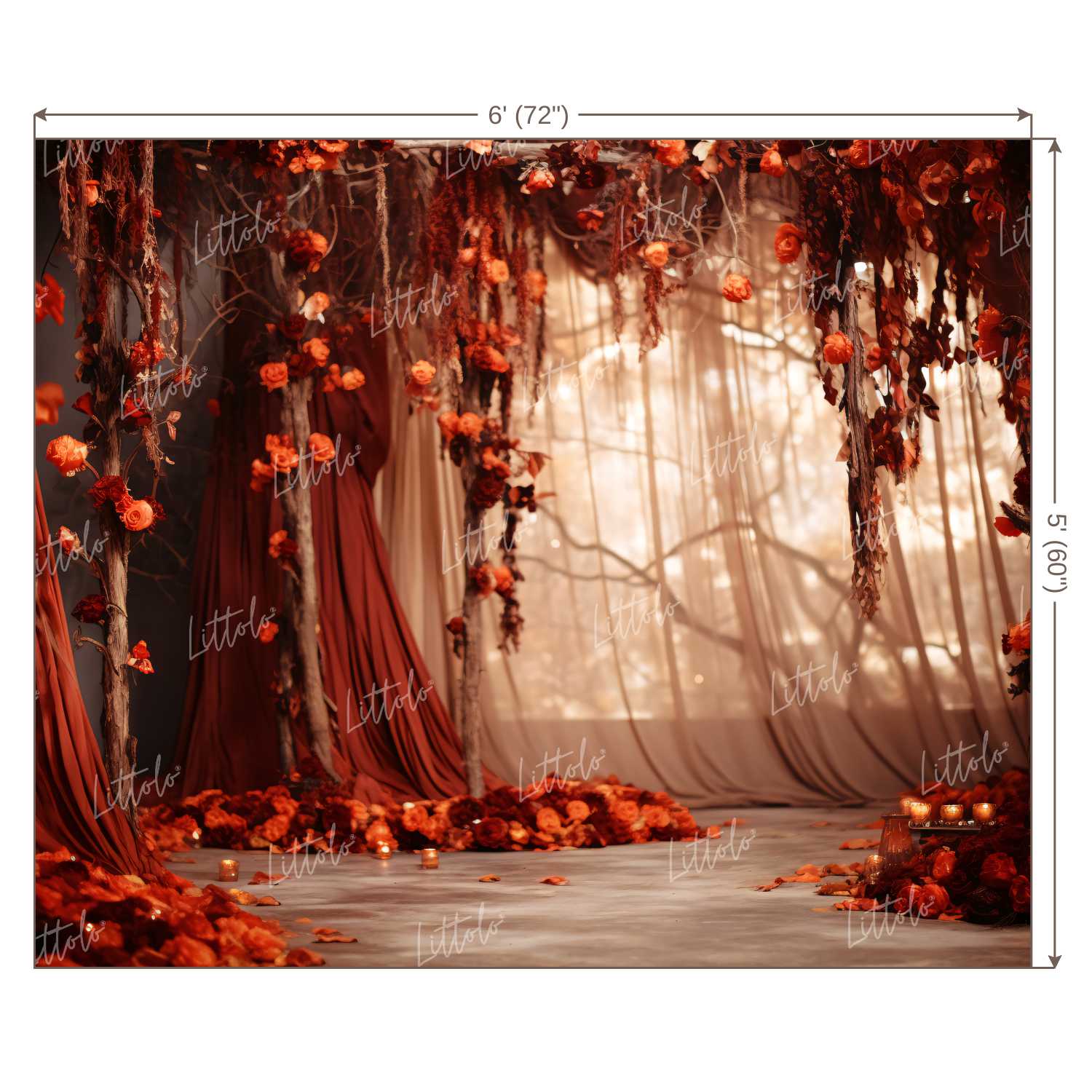 LB1256 Festivals and Seasons Autumn Backdrop