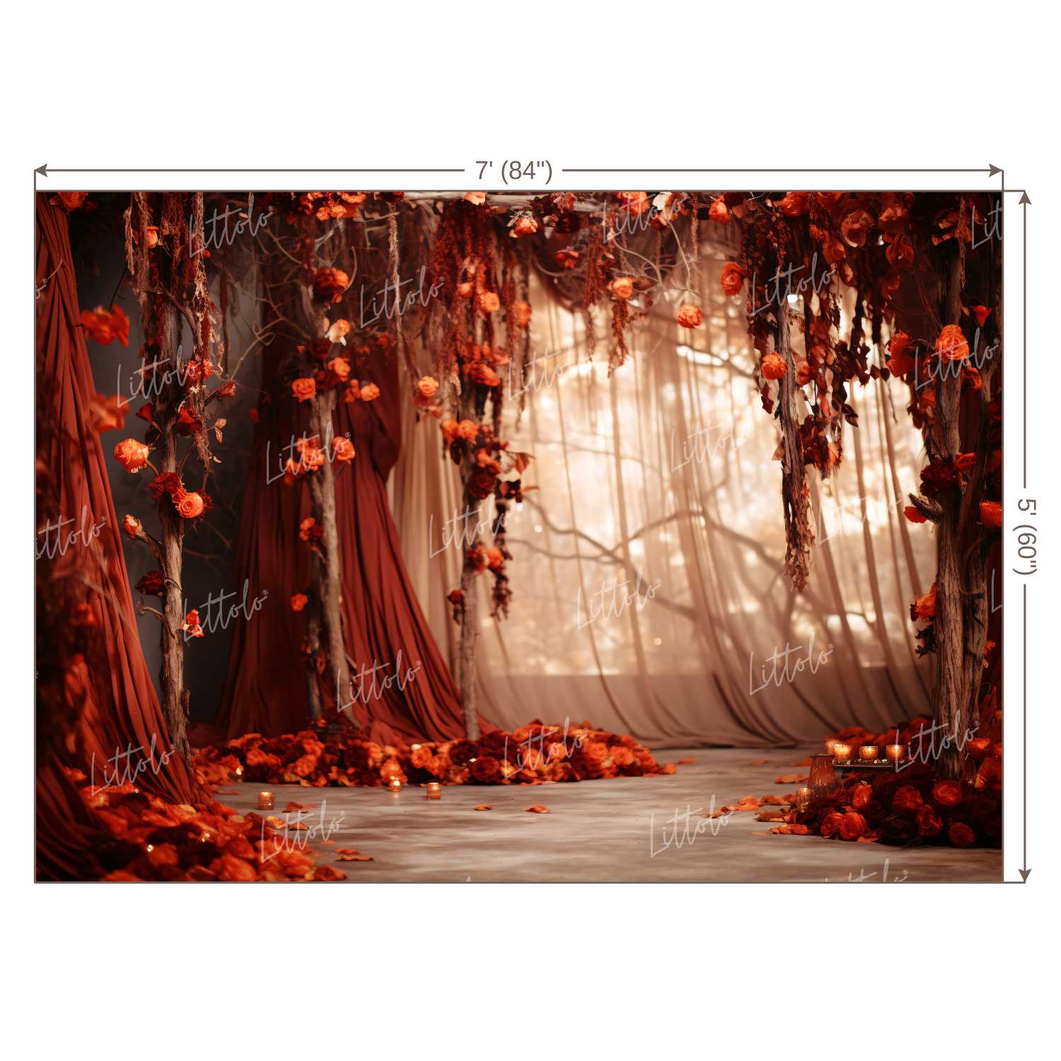 LB1256 Festivals and Seasons Autumn Backdrop