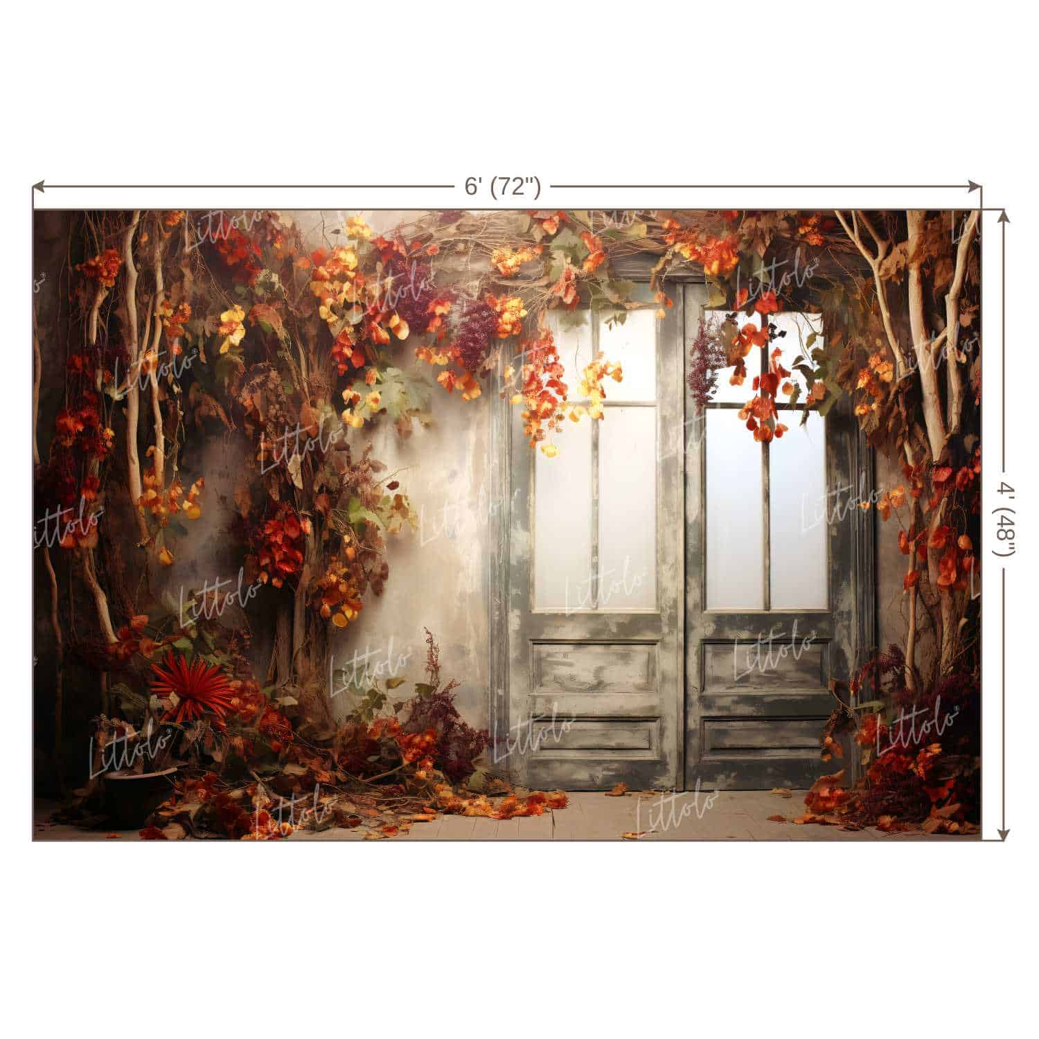 LB1257 Festivals and Seasons Autumn Backdrop