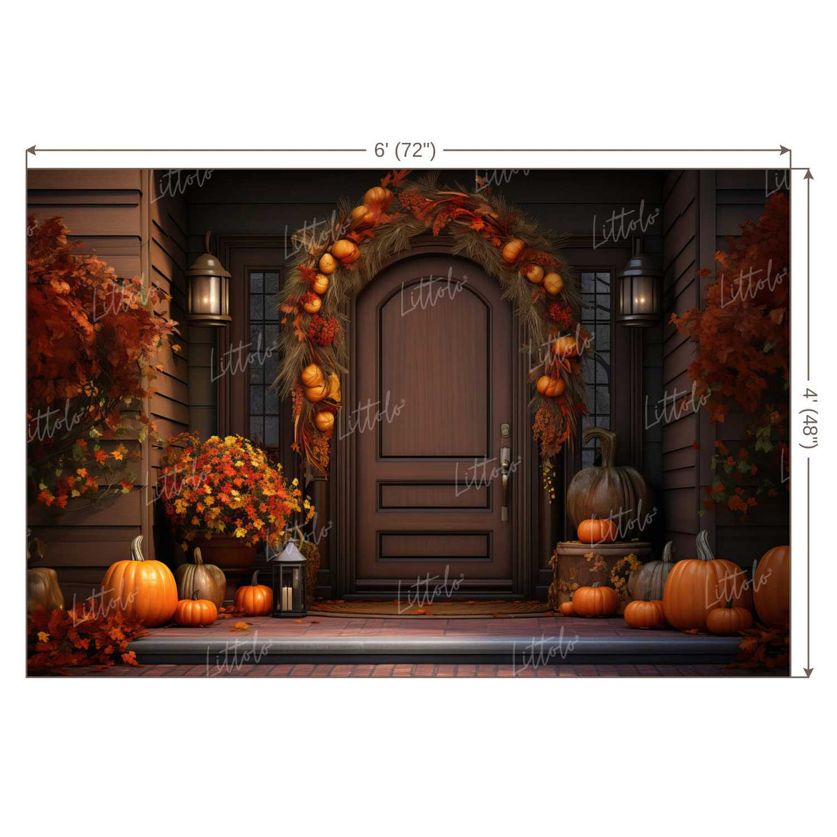 LB1258 Festivals and Seasons Autumn Backdrop