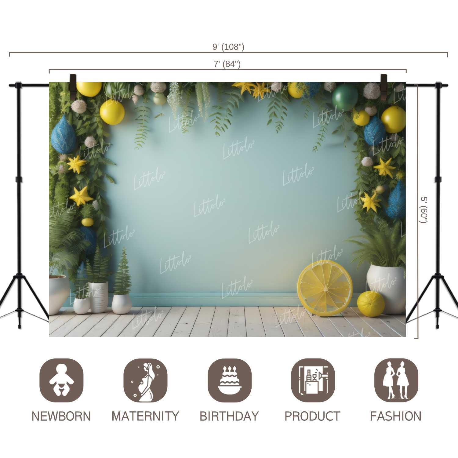 LB1262 Festivals and Seasons Summer Backdrop