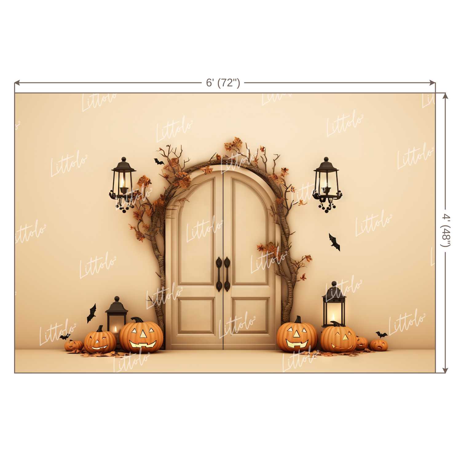 LB1267 Festivals and Seasons Halloween Backdrop