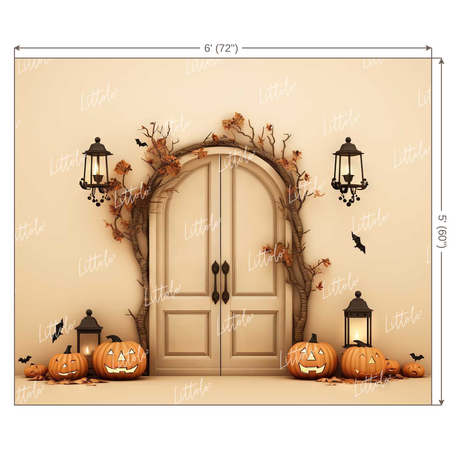 LB1267 Festivals and Seasons Halloween Backdrop