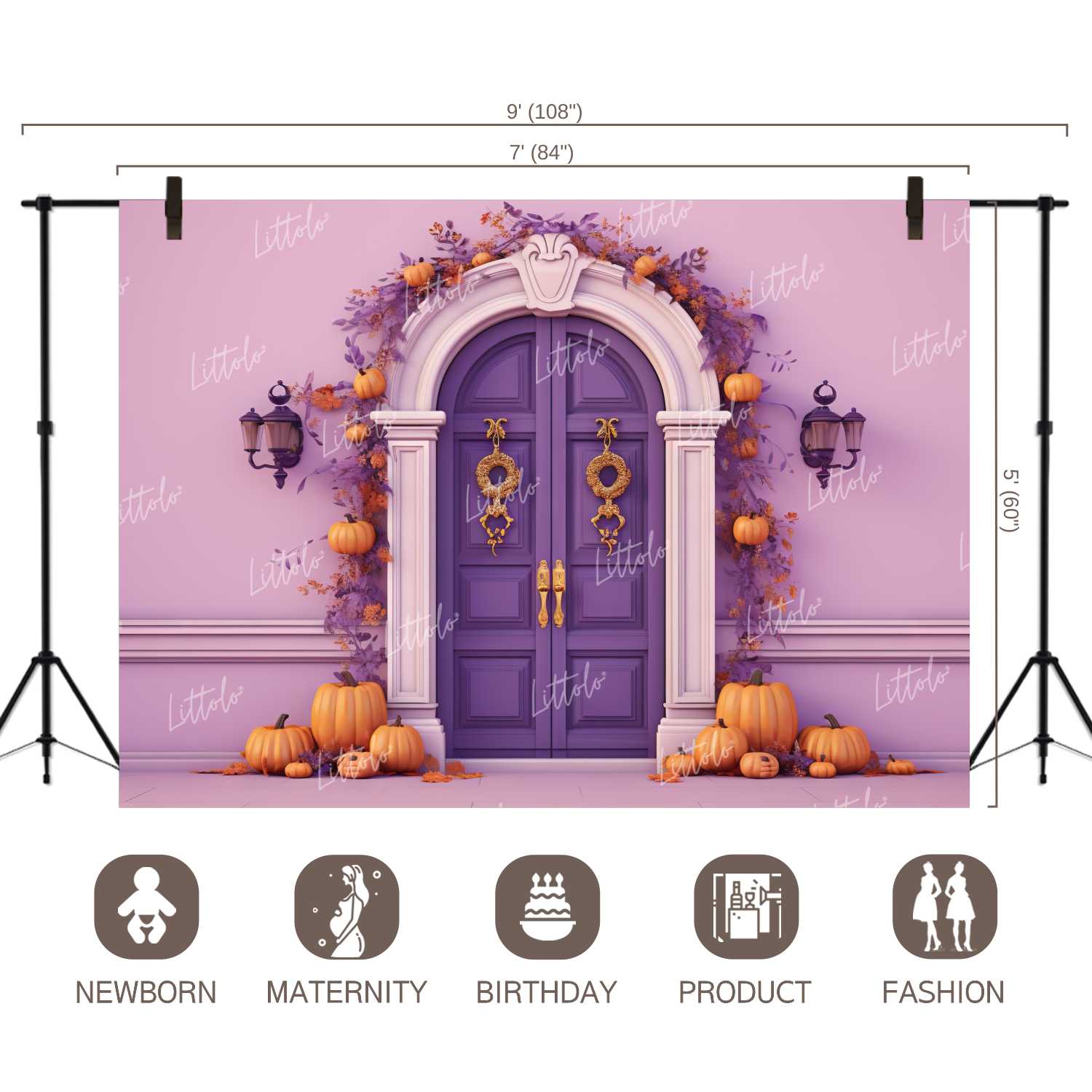 LB1268 Festivals and Seasons Halloween Backdrop