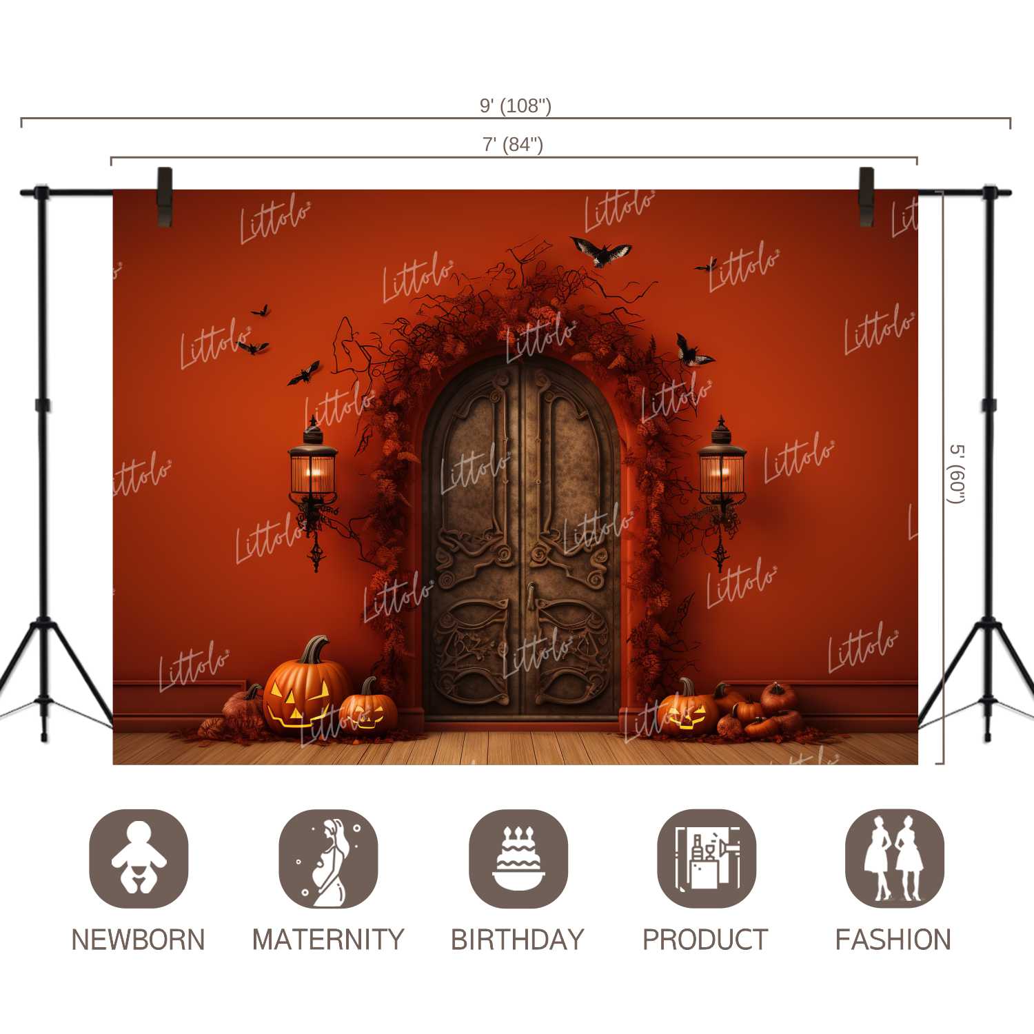 LB1269 Festivals and Seasons Halloween Backdrop