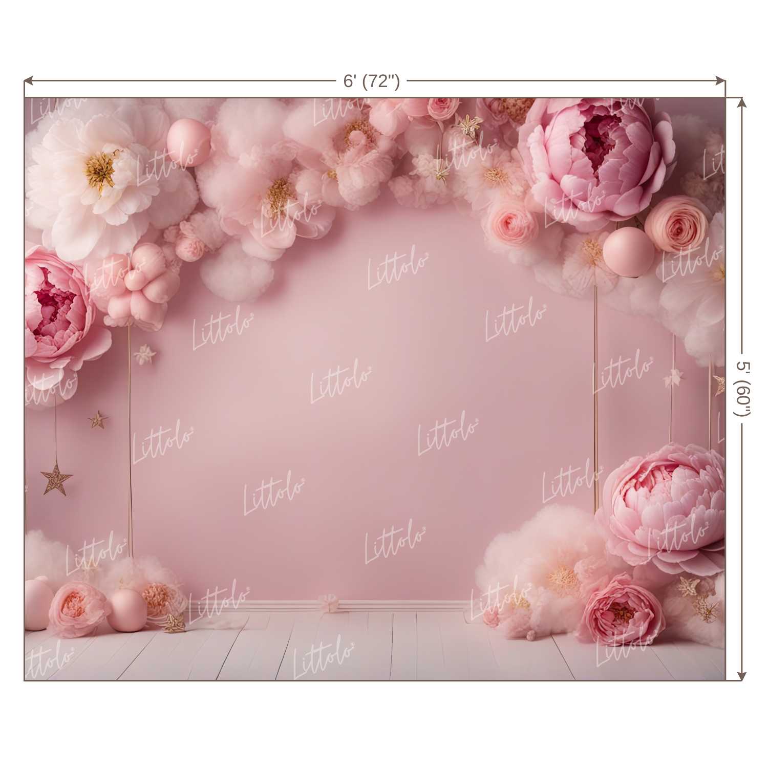 LB1274 Floral and Fine Art Backdrop