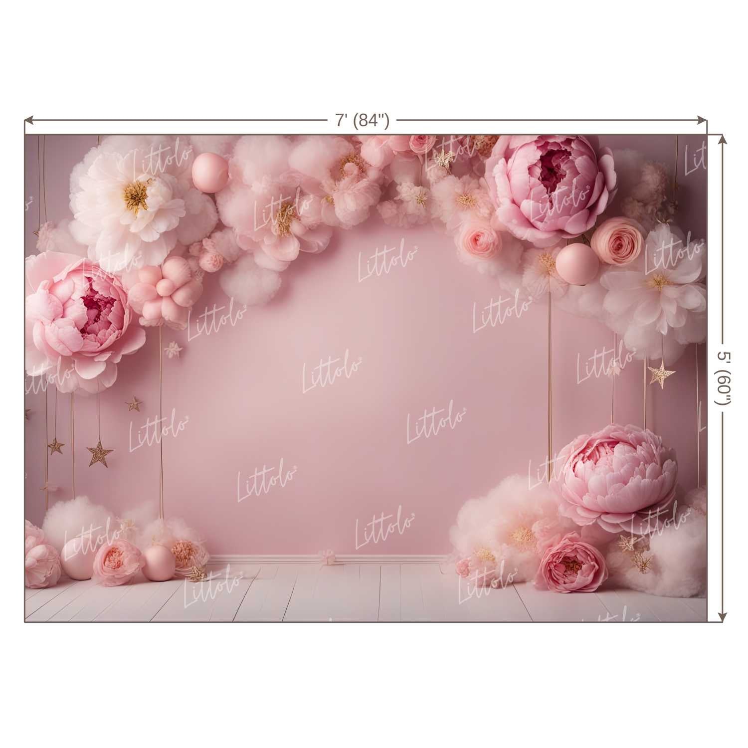 LB1274 Floral and Fine Art Backdrop