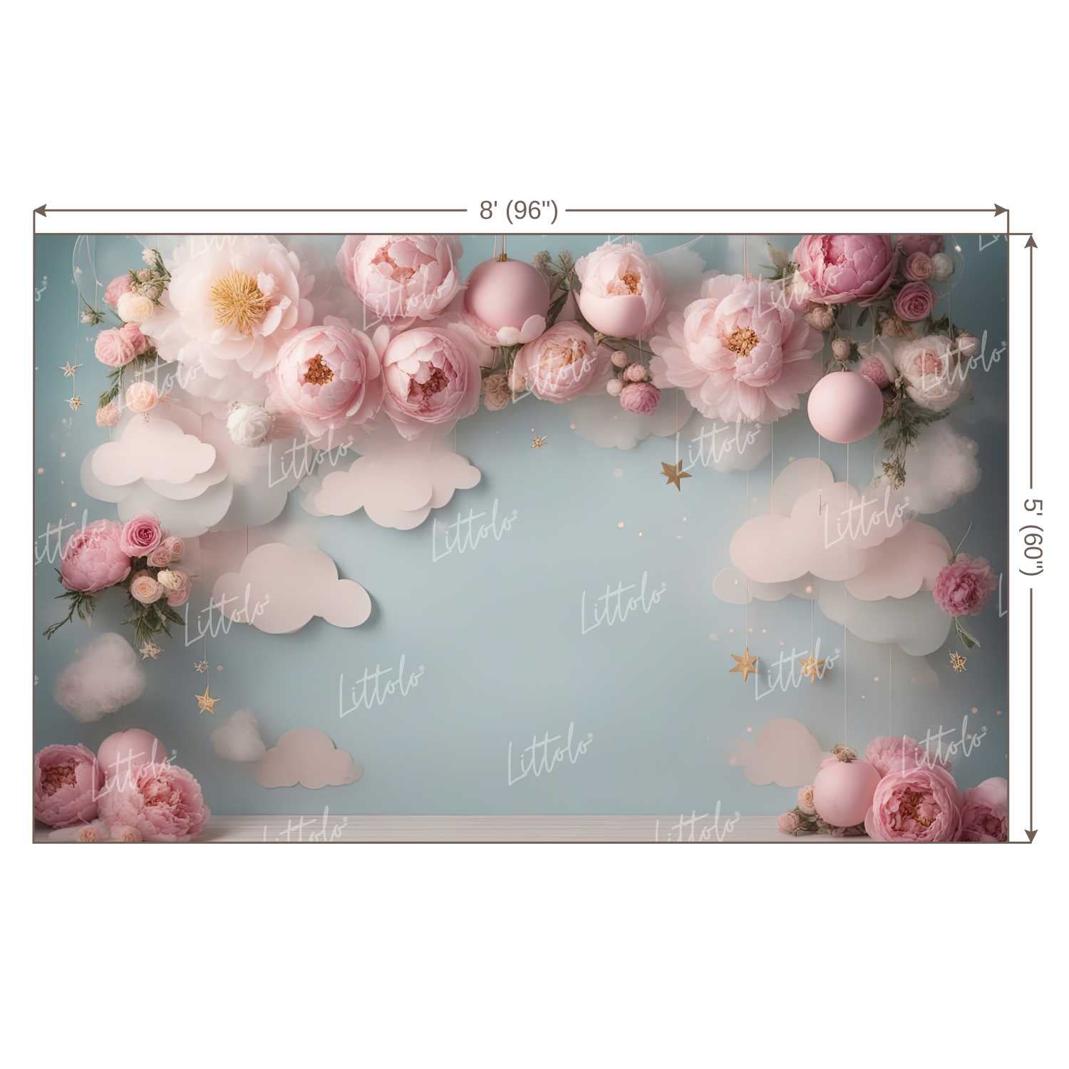 LB1275 Floral and Fine Art Backdrop