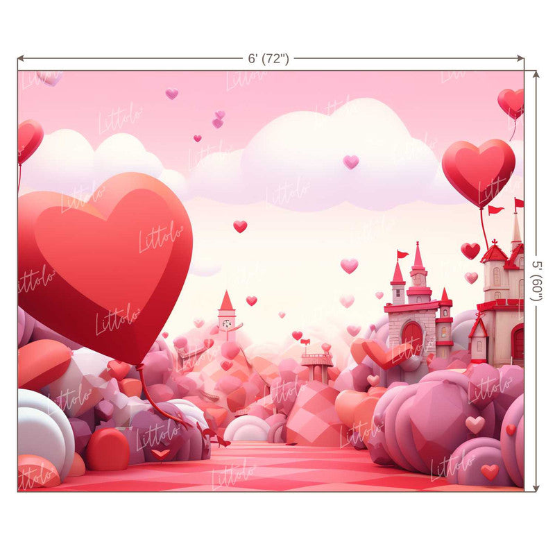 LB1276 Valentine's Day Backdrop