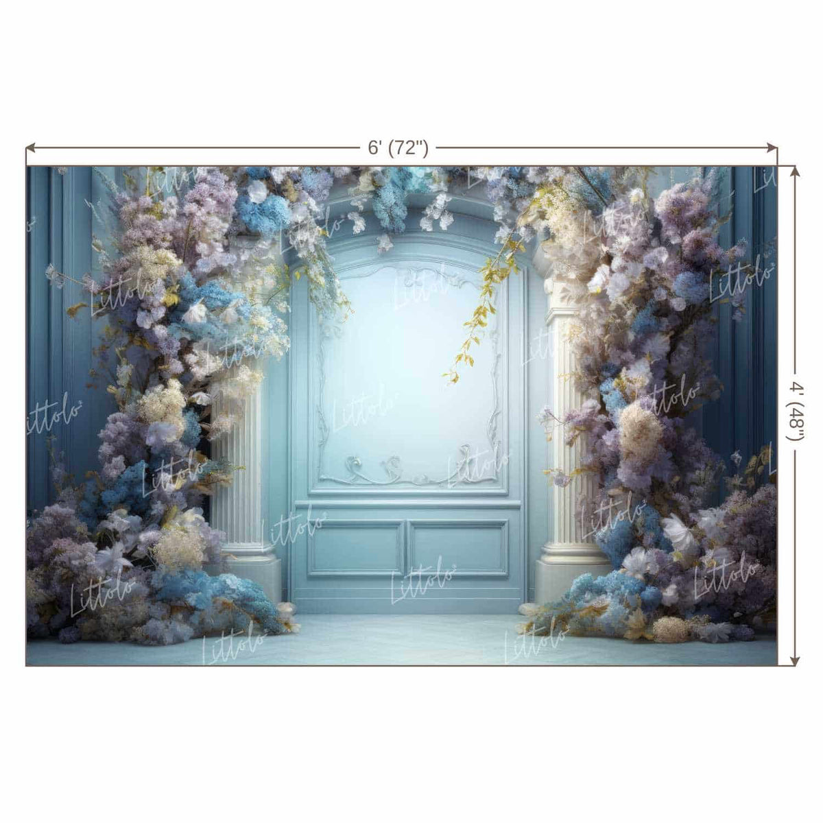 LB1277 Doors and Windows Backdrop