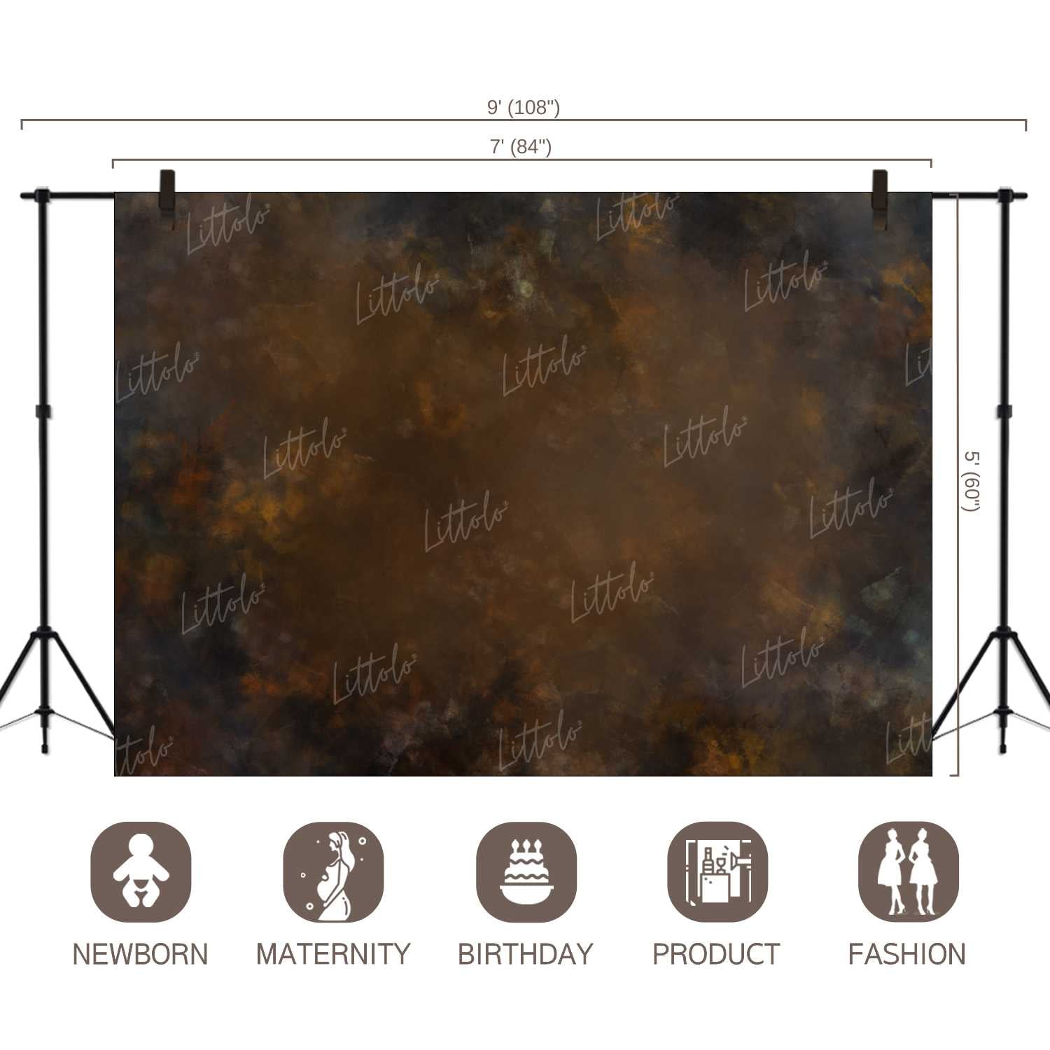 LB1279 Textures and Solids Backdrop