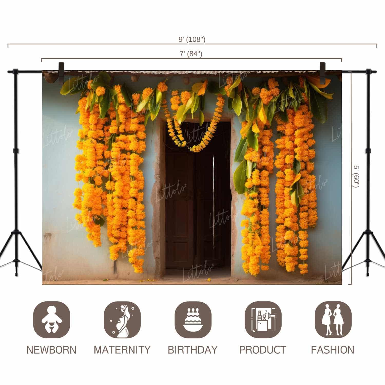 LB1281 Festivals and Seasons Diwali Backdrop