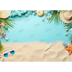 LB1302 Cake Smash and Themed Drops Beach Backdrop