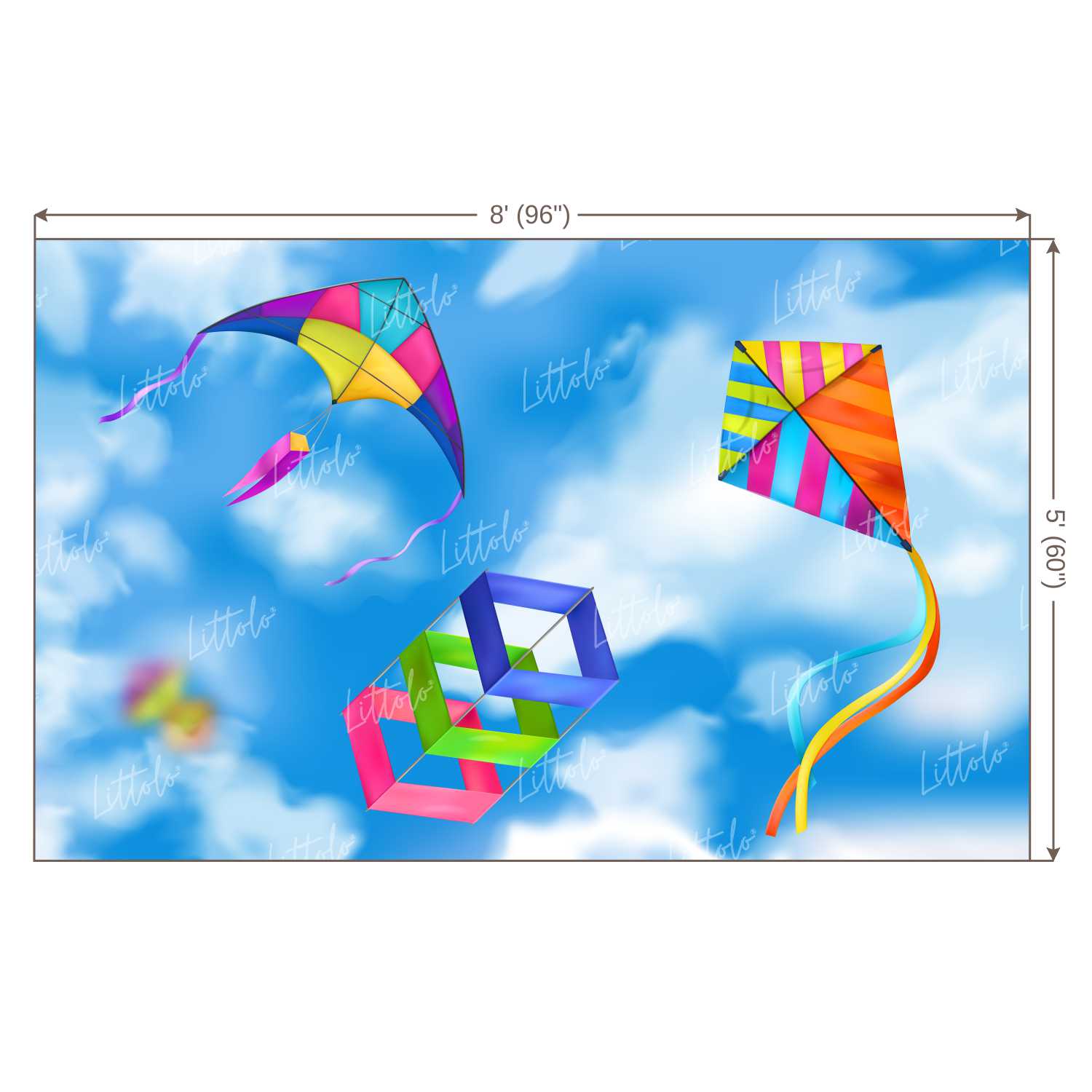 LB1303 Festivals and Seasons Kite Festival Backdrop