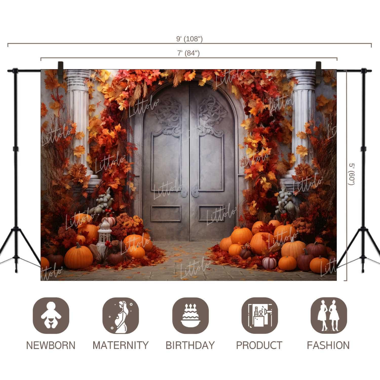 LB1320 Festivals and Seasons Halloween Backdrop