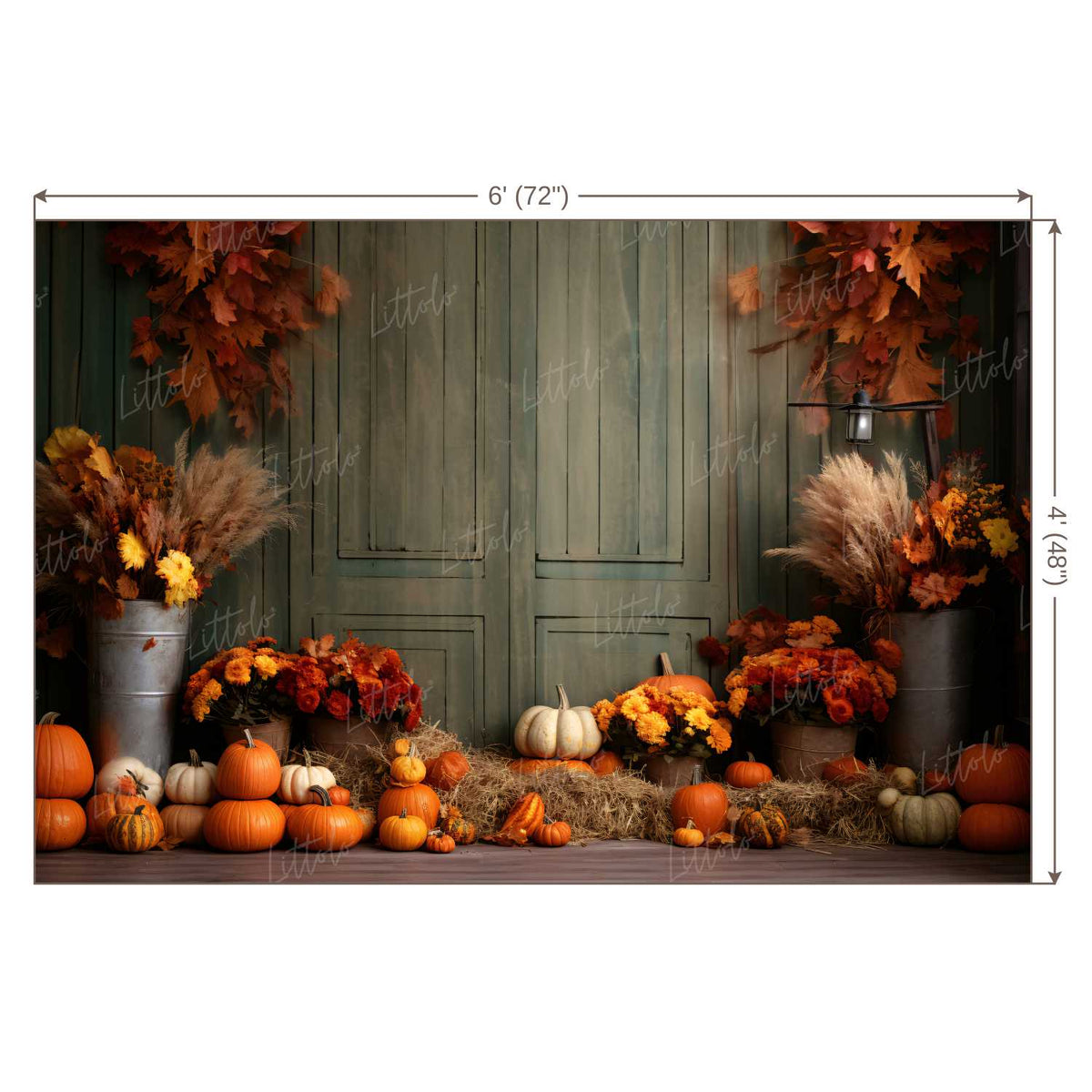 LB1322 Festivals and Seasons Halloween Backdrop