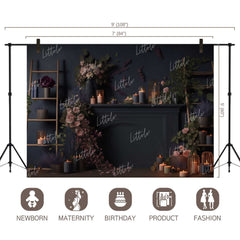 LB1326 Floral and Fine Art Backdrop