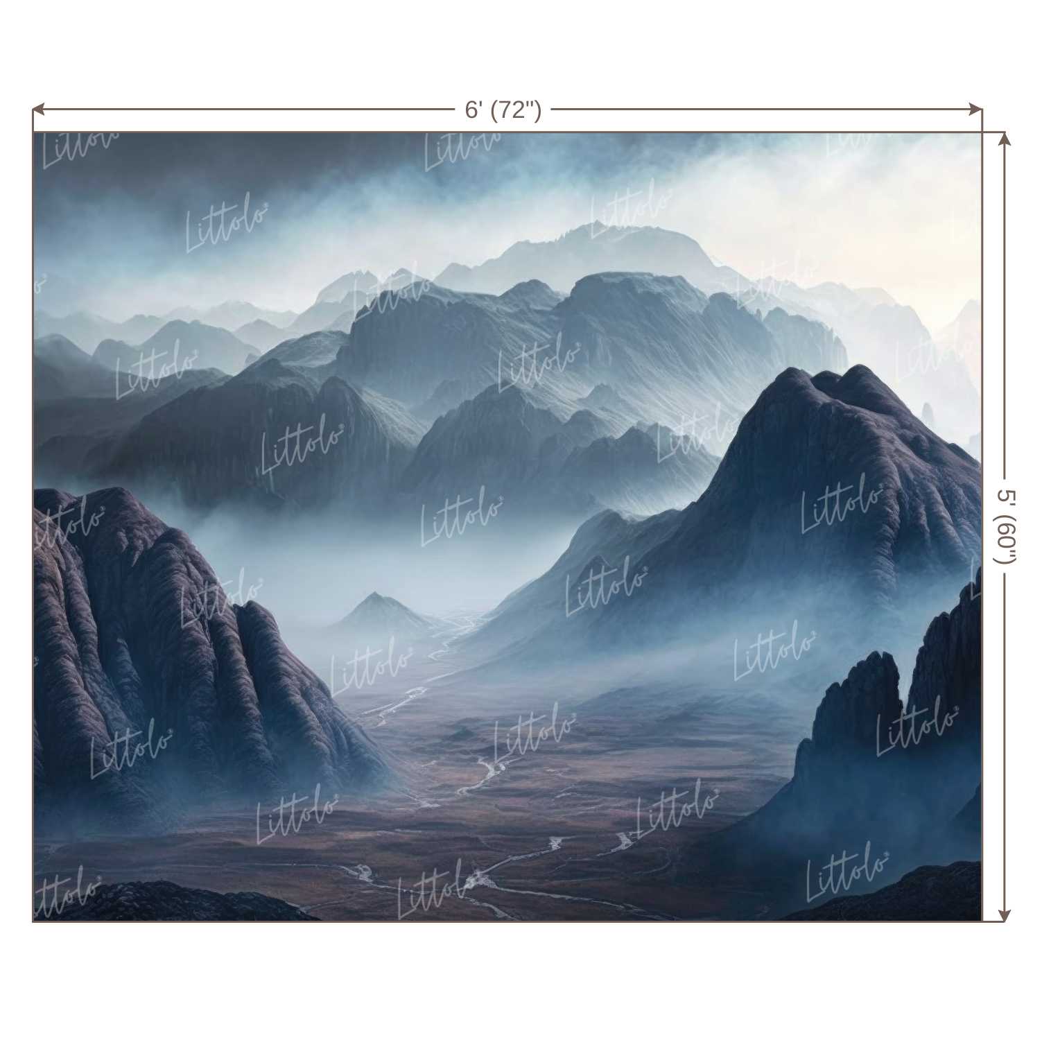 LB1327 Festivals and Seasons Mountains Backdrop