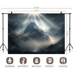 LB1328 Festivals and Seasons Mountains Backdrop