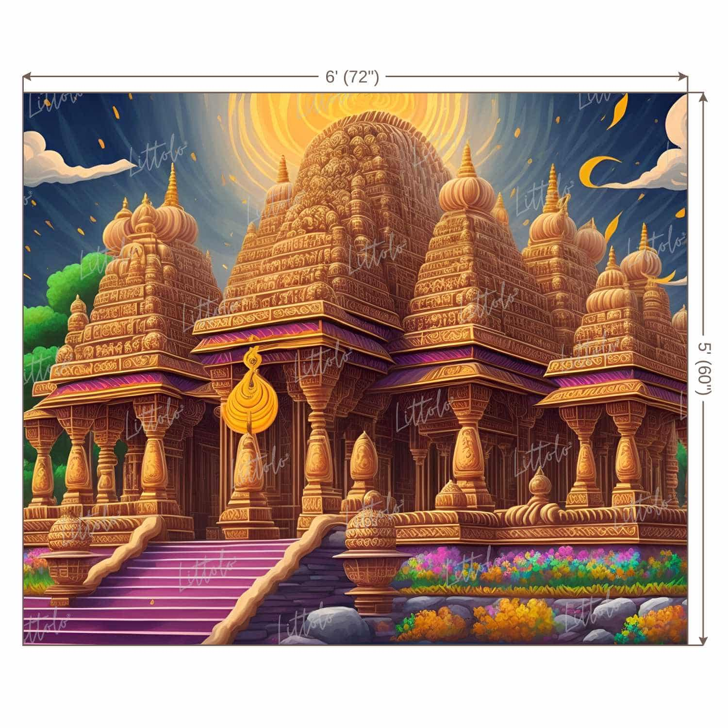 LB1329 Festivals and Seasons Lord Ram Backdrop