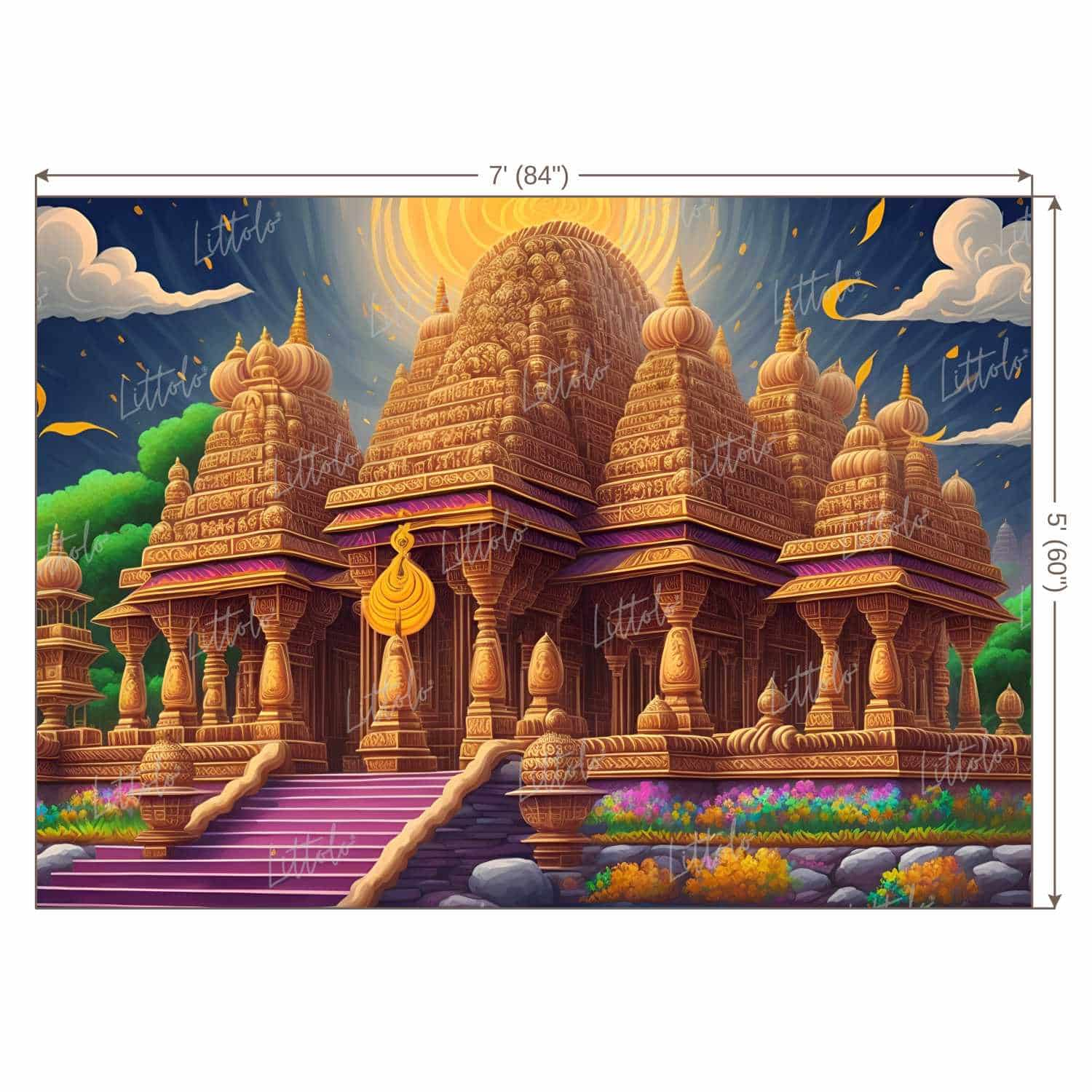 LB1329 Festivals and Seasons Lord Ram Backdrop