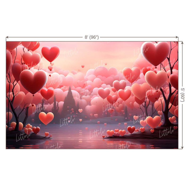 LB1336 Valentine's Day Backdrop