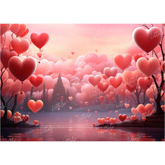 LB1336 Valentine's Day Backdrop