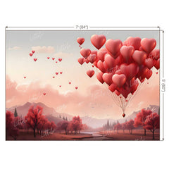 LB1337 Valentine's Day Backdrop