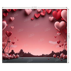 LB1341 Valentine's Day Backdrop