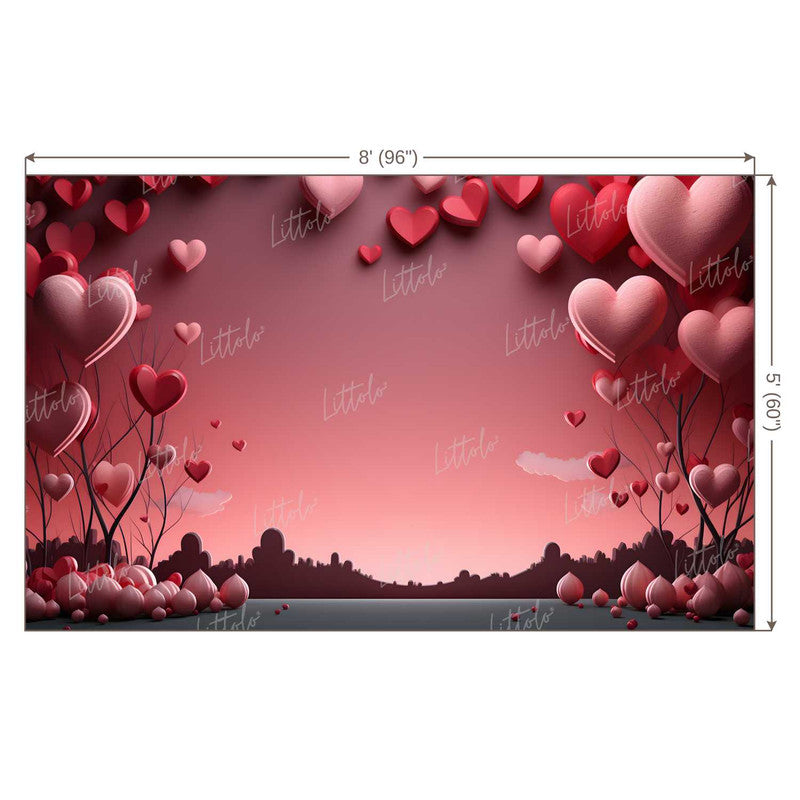 LB1341 Valentine's Day Backdrop