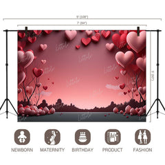 LB1341 Valentine's Day Backdrop