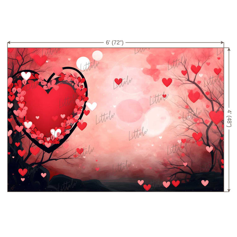 LB1342 Valentine's Day Backdrop