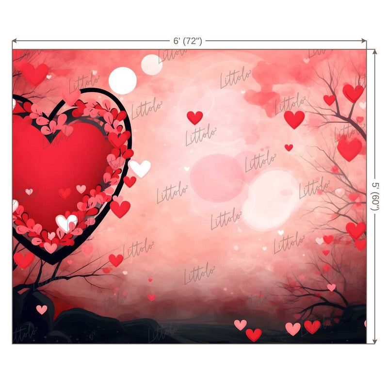 LB1342 Valentine's Day Backdrop