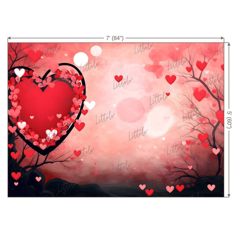 LB1342 Valentine's Day Backdrop