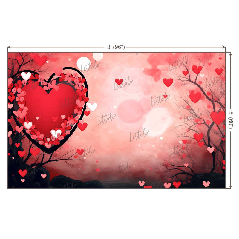 LB1342 Valentine's Day Backdrop