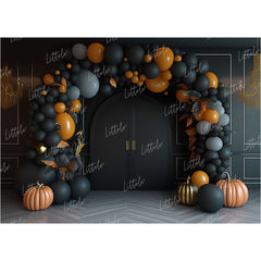 LB1349 Cake Smash and Themed Drops Balloon Garland Backdrop