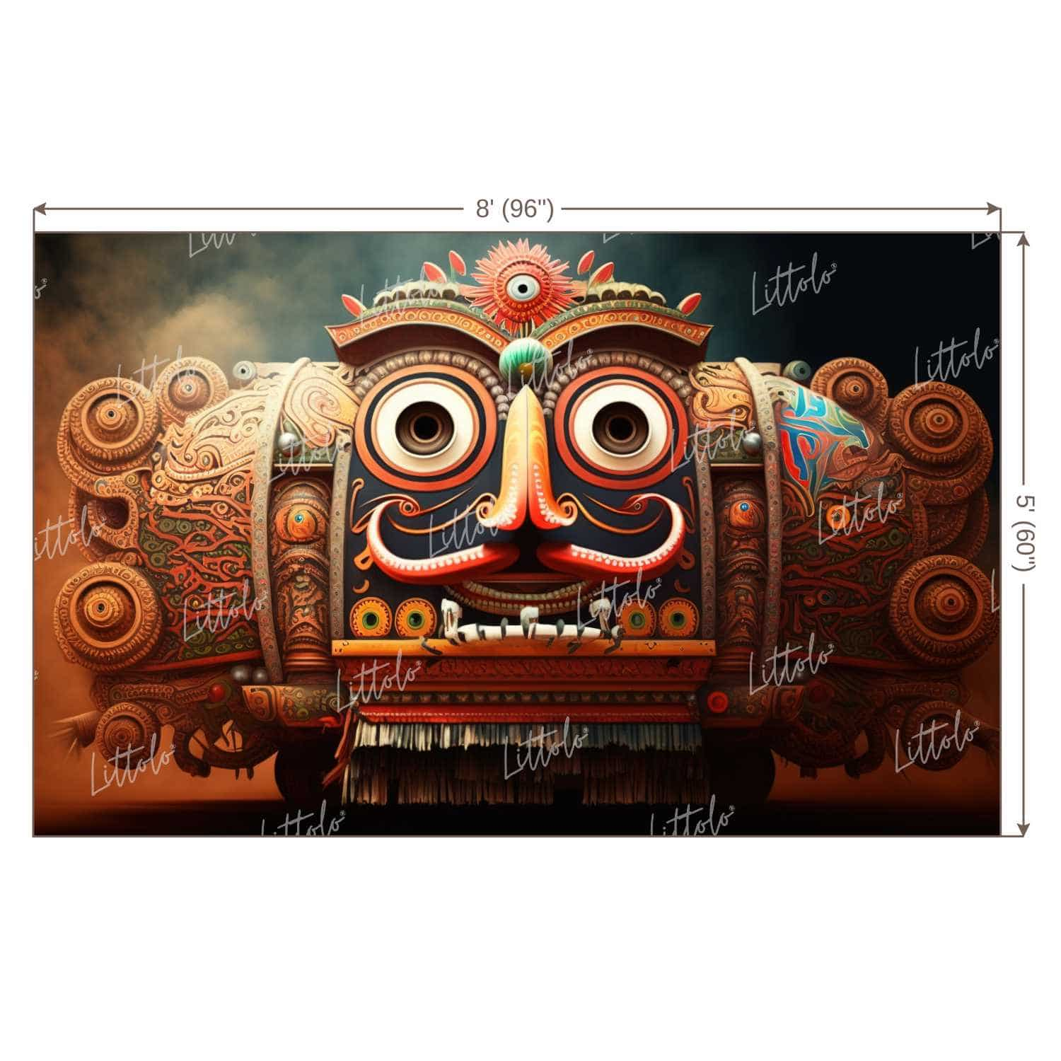 LB1351 Festivals and Seasons Rathyatra Backdrop