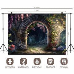 LB1367 Floral and Fine Art Backdrop