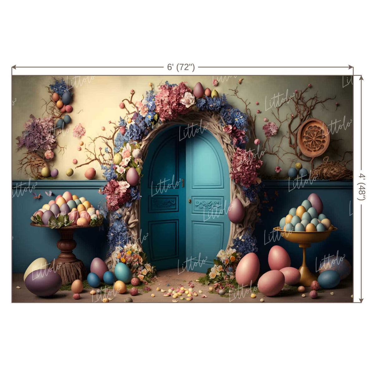 LB1373 Festivals and Seasons Easter Backdrop