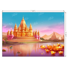 LB1374 Festivals and Seasons Lord Ram Backdrop