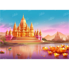 LB1374 Festivals and Seasons Lord Ram Backdrop