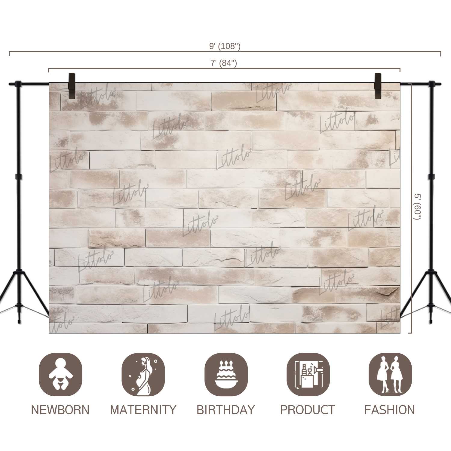 LB1387 Floors and Walls Backdrop