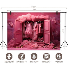 LB1390 Cake Smash and Themed Drops Fashion / Wardrobe Backdrop