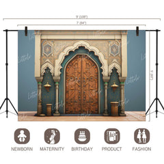 LB1395 Doors and Windows Backdrop