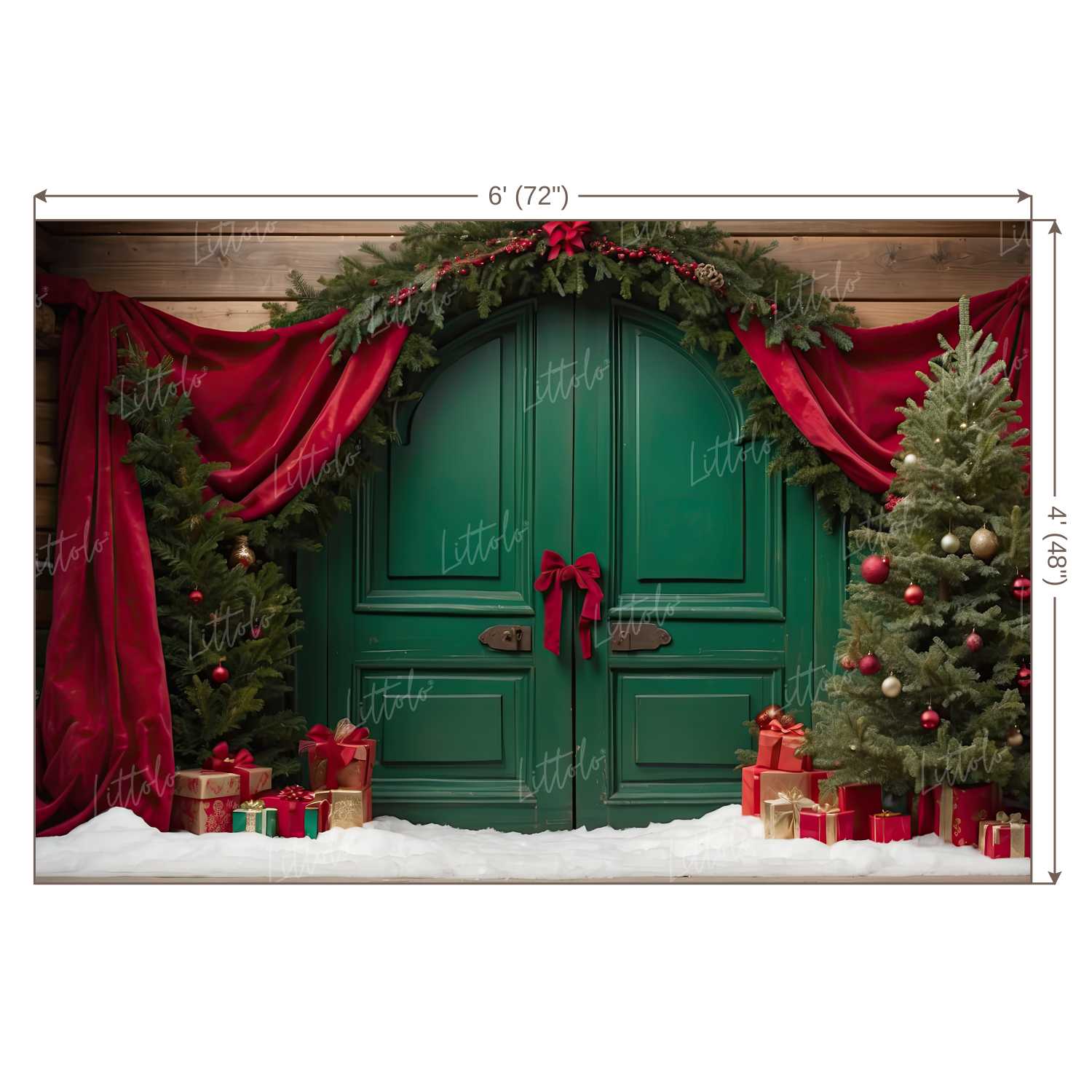 LB1396 Festivals and Seasons Christmas Backdrop